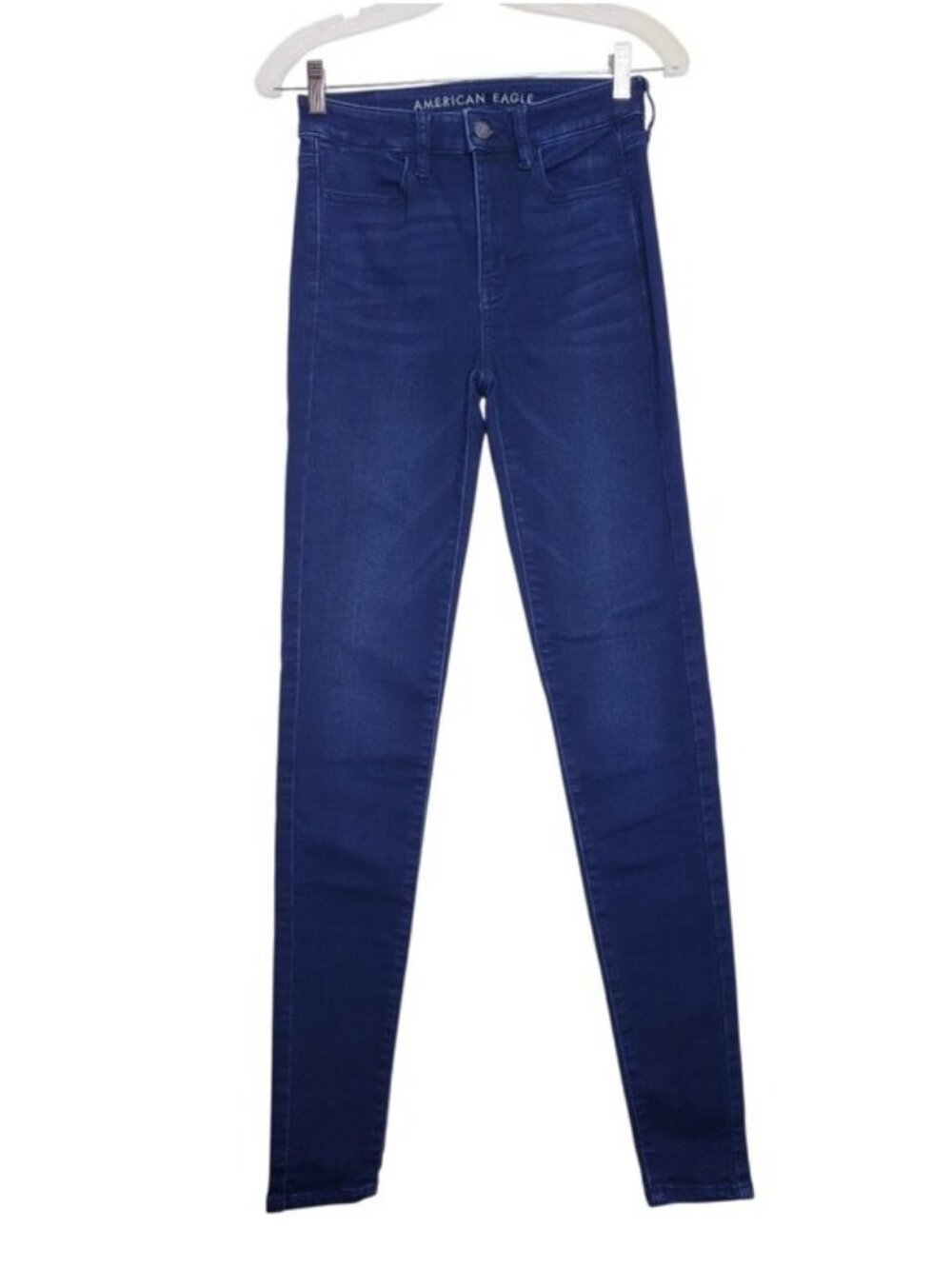 American Eagle Super Hi Rise Jegging Stretch Skinny Jeans Women's Size 2 X-Long